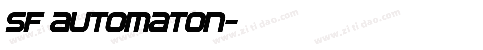 SF Automaton字体转换